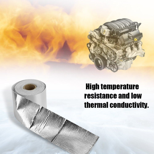 Nastro scudo termico protezione ignifugo calore oro/argento in