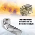 Nastro scudo termico protezione ignifugo calore oro/argento in