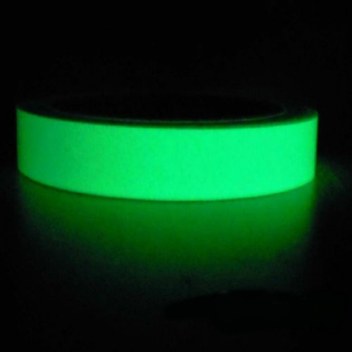 Nastro adesivo antiscivolo fosforescente luminescente 25mm