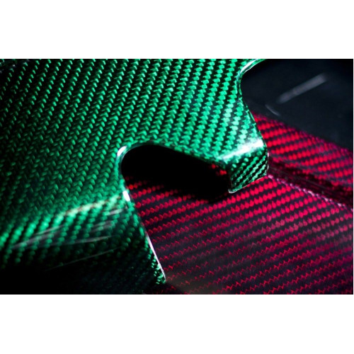 Tecido híbrido em fibra de carbono real e aramida 190 g / m² 3k