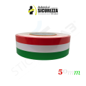 Italian flag vinyl adhesive band for car and motorbike in 5