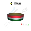 Bande adhesive réfléchissante drapeau italien pour voiture