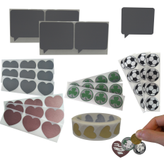 Autocollants spéciaux modèle carte à gratter Vente en ligne