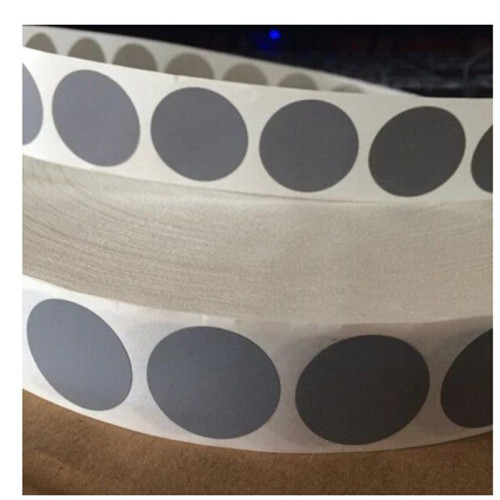 Bollini Scratch off modello gratta e vinci adesivi a cerchio in