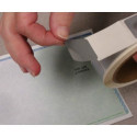 Rubbellose / Label scratch off und silberne Farbe auf