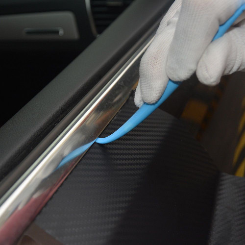 Kit com micro-espátulas para aplicação de filme de quebra automática de carro para fissuras e áreas difíceis