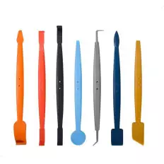 Kit com micro-espátulas para aplicação de filme de quebra automática de carro para fissuras e áreas difíceis