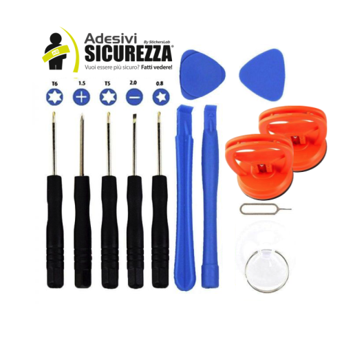 Kit 15 herramientas de reparación universales para teléfonos