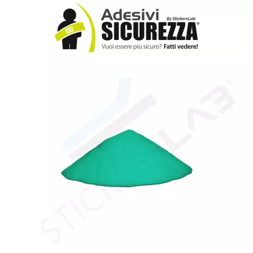 Additif en poudre phosphorescent à base blanche qui s’allume