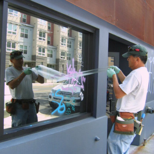 Pellicola trasparente antigraffiti protettiva marca 3M