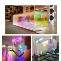 Dichroic dichroic transparent adhesive film rainbow for windows