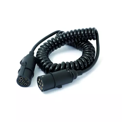 Câble spiralé Connecteur électrique TPU 3,5 LL 7 pôles 2xN 24V