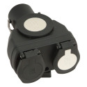 Adaptador de 15 a 7 polos para tractores y remolques.
