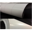 Pellicola Wrapping Carbonio 3D bianco opaco Best Price, shop