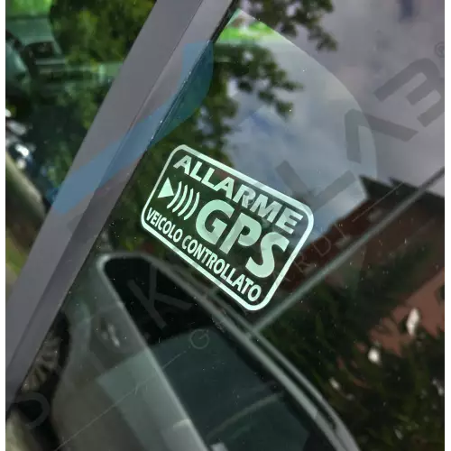 GPS Vehicle Car Alarm Security Caution Warning Decal Stickers