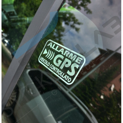 Autocollants d’Avertissement GPS et Système Antivol pour