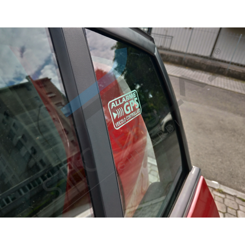 Autocollants d’Avertissement GPS et Système Antivol pour