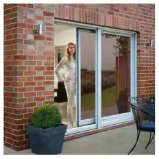 Mirror effect film for windows and windows in silver / bronze 2