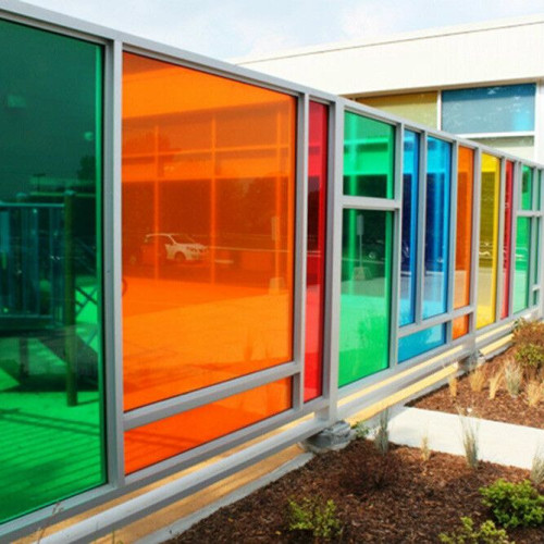 Adhesive colored transparent film for windows in 8 colors Best