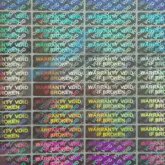 112 Klebende Etikette für Garantie- und Sicherheitshologramme