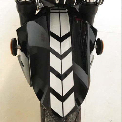 Chevron stickers made with reflective material for motorcycle