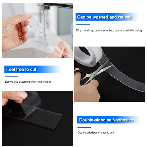 Magic tape multi-purpose double-sided nano technology tape