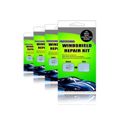 Kit reparar pequenas rachaduras ou amassados ​​do vidro do