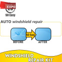 Kit repara pequeñas grietas o abolladuras del parabrisas de