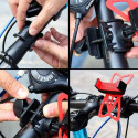 Apoio elástico de silicone celular guiador da bicicleta /