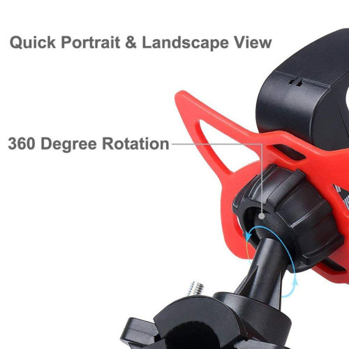 Supporto cellulare in silicone elastico per manubrio