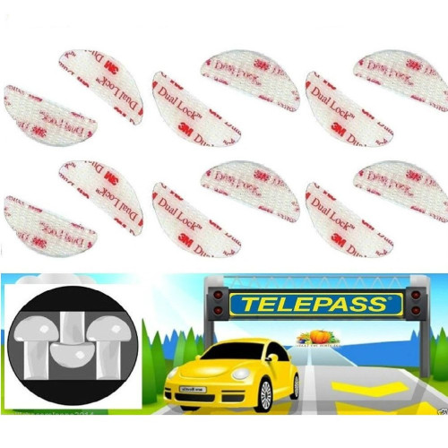 Dual lock SJ 3560 3M™ adesivo singoli sagomati per Telepass