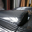 5D High Gloss Black Carbon Fiber Car Wrap decorative film Best