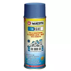 Spray vernice smaltata per targhe rinnova manutenzione veicolo 2