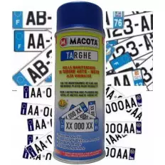 Lackspray für Kennzeichen erneuert die Fahrzeugpflege in blau / 2