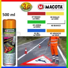 MACOTA peinture en aérosol pour signalisation routière - 500 ML