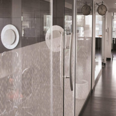 Sichtschutzfolie Pixel-Effekt für Fenster selbstklebendes Glas 2