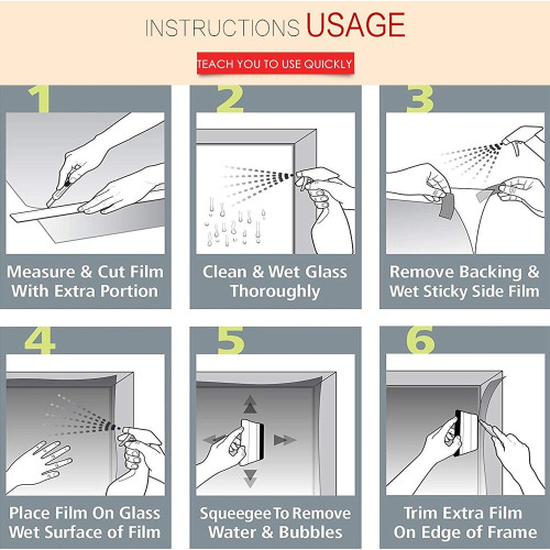 Film de protection Effet persan pour fenêtres Verres anti-UV