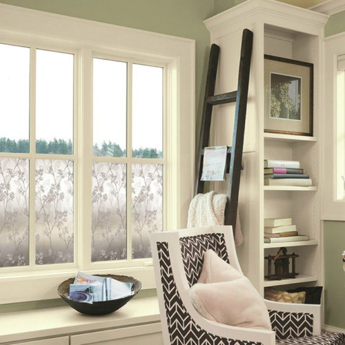 Sichtschutzfolie Kirschblüteneffekt für Fenster selbstklebendes