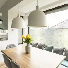 Pellicola Privacy effetto mattonelle e fiori per Finestre Vetri 2