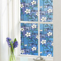 Privacy film coloured effect flowered for windows glass