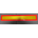 ECE 70.01 Panneau réfléchissant long pour remorque adhésive PVC