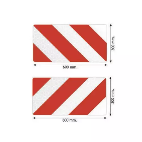 Pannello anteriore e posteriore per delimitazione sagoma