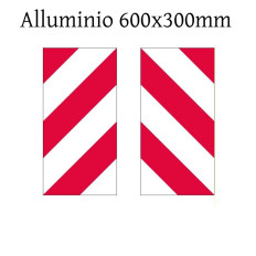 Vorder- und Rückseite für Begrenzunglinie weiß / roten