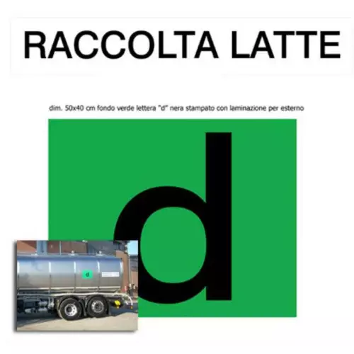 6 Etichette adesive segnaletica per il trasporto di merci