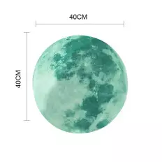 Glow in the dark luminous and phosphorescent moon - 30 cm Shop