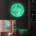 Glow in the dark luminous and phosphorescent moon - 30 cm Shop