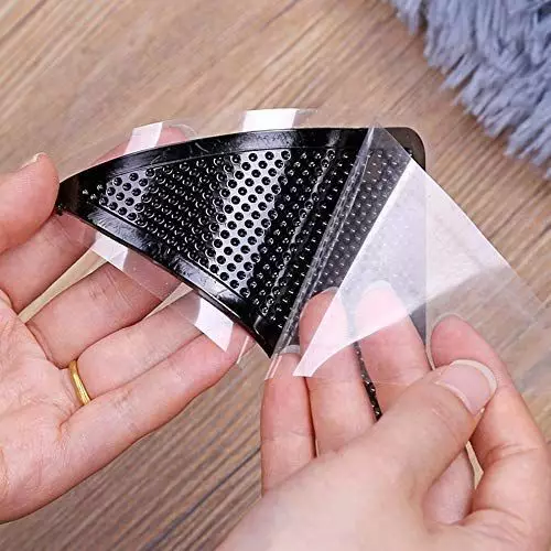 Antiderrapante para tapetes adesivo de silicone reutilizável