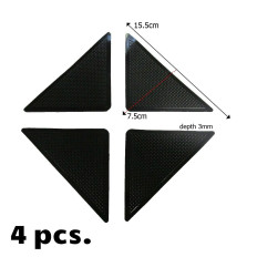 Antidérapant pour tapis adhésif en silicone réutilisable pour 2