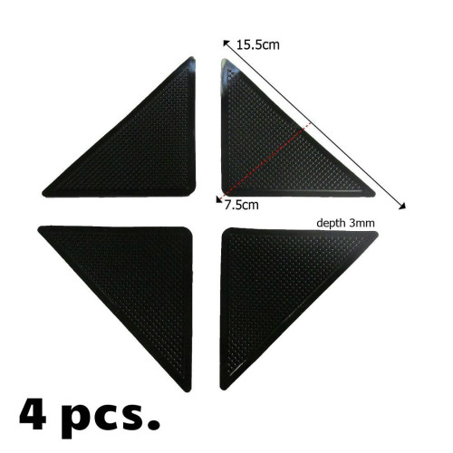 Antidérapant pour tapis adhésif en silicone réutilisable pour