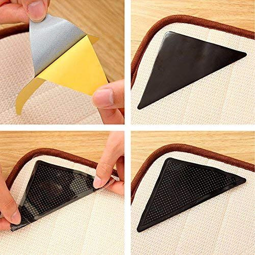 Antidérapant pour tapis adhésif en silicone réutilisable pour